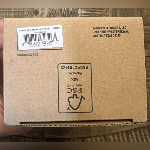 Yeti 6 Oz Stackable Ceramic Lined Mugs- NIB RARE - Picture 3 of 4